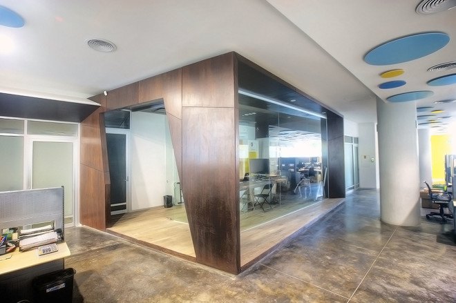 Nexus Center, Mexico, sanzpont [arquitectura], floating building, green architecture, glass building, office space, office building, natural light, green lighting, LED lights, passive solar design