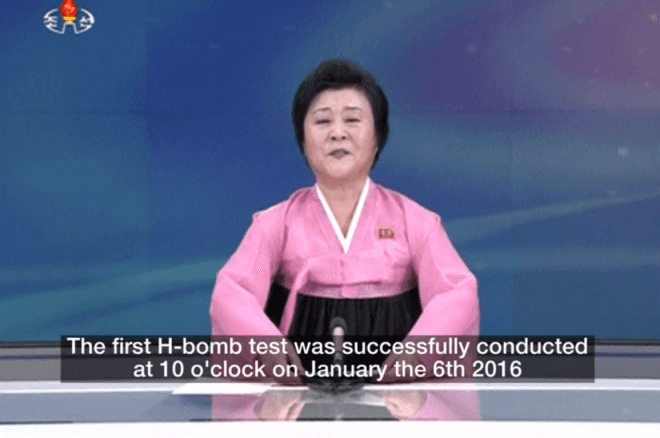 north korea, nuclear weapons, hydrogen bomb, h-bomb, miniaturized h-bomb, thermonuclear explosion, kim jong-un