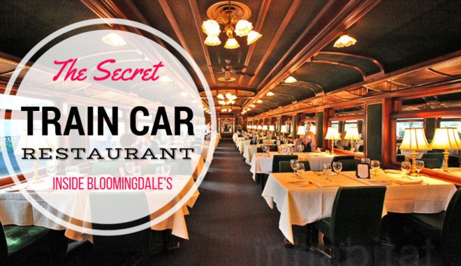 le train bleu, hidden bloomingdales restaurant, secret restaurant in bloomingdales, bloomingdales train restaurant, train restaurant, train restaurant nyc, train car restaurant, where to eat nyc, secret restaurants