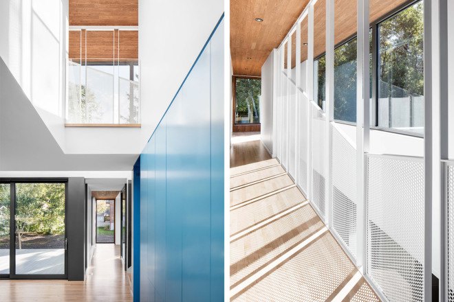 Naturehumaine, Residence au Bic, Residence au Bic by Naturehumaine, natural light, Quebec, extension, home transformation, contemporary architecture, contemporary house, double height space
