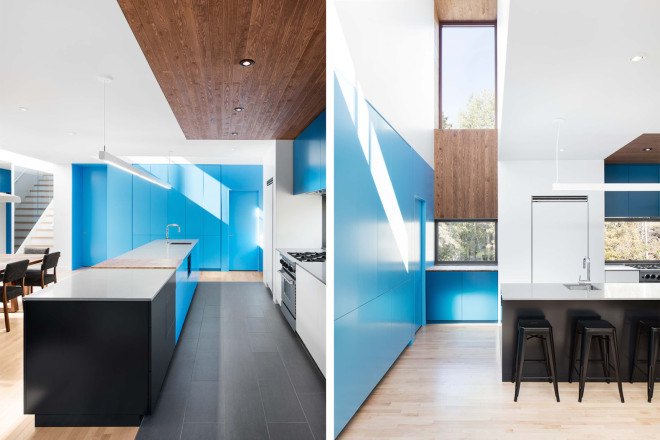 Naturehumaine, Residence au Bic, Residence au Bic by Naturehumaine, natural light, Quebec, extension, home transformation, contemporary architecture, contemporary house, double height space