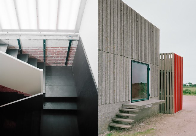 Myhrwold and Rasmussen, Johansen Skovsted Arkitekter, Skjern A by Johansen Skovsted Arkitekter, pump station, adaptive reuse, Skjern River, renovation, Brutalist architecture,