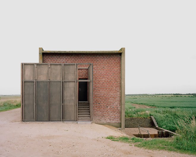 Myhrwold and Rasmussen, Johansen Skovsted Arkitekter, Skjern A by Johansen Skovsted Arkitekter, pump station, adaptive reuse, Skjern River, renovation, Brutalist architecture,