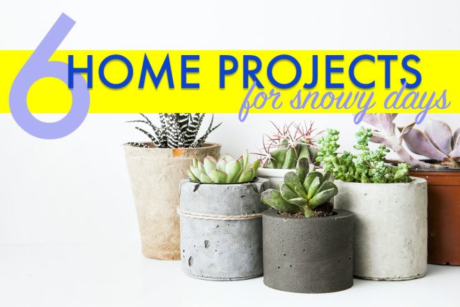 diy green home projects, snow day projects, stovetop potpourri, DIY home decor, how-to, craft tutorial, upcycled sweater pillowcase, felt plant pocket DIY, houseplants, succulents, eco-friendly crafts, plastic recycled lamp DIY, yogurt cup lamp tutorial, upcycled furniture, closet organizing, chemical free home fragrance tutorial, CFL and LED lightbulbs, green home decor DIY, cinnamon orange potpourri, wallpaper bookshelf tutorial, terrarium tutorial