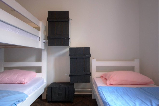 eco-friendly hostel, Belgrade arhitecture, green hostel, upcycling, upcycled materials, repurposed materials, rainwater collection, solar panels, renewable energy, low carbon footprint, green architecture