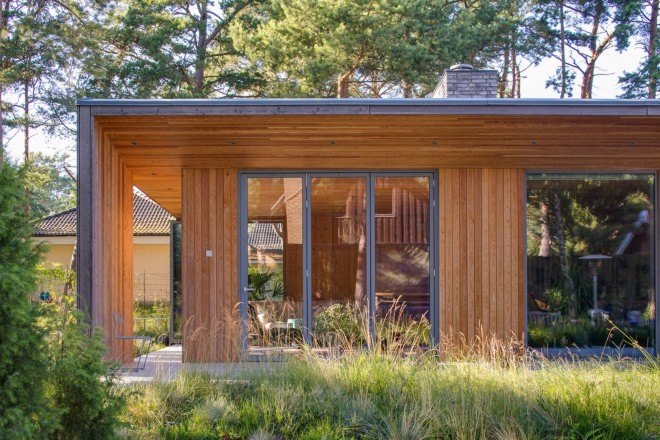 Villa Ljung, Villa Ljung by Johan Sundberg Arkitektur, Johan Sundberg Arkitektur, Johan Sundberg, Anders Folkesson, Höllviken, Siberian larch, larch, Danish brick, Swedish architecture