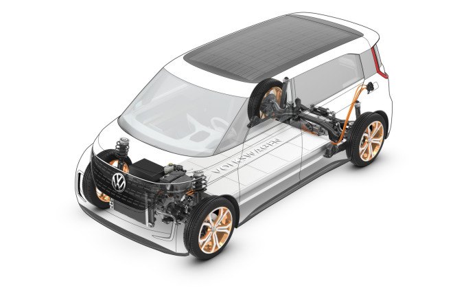 vw, volkswagen, volkswagen budd-e concept, volkswagen concept, vw concept, CES, 2016 CES, consumer electronics show, electric car, green car, electric motor