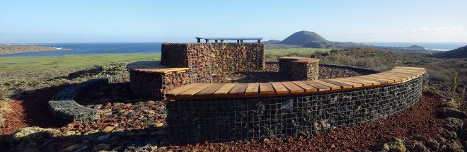San Quintin Bay viewpoints, San Quintin Bay viewpoints by Taller Ciruela, San Quintin Bay viewpoints by Escala Arquitectura, prefab look out points, site sensitive architecture