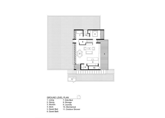 Amagansett Dunes, cottage, Bates Masi Architects, gardening and plants, natural ventilation, passive house, natural cooling, small house, operable windows