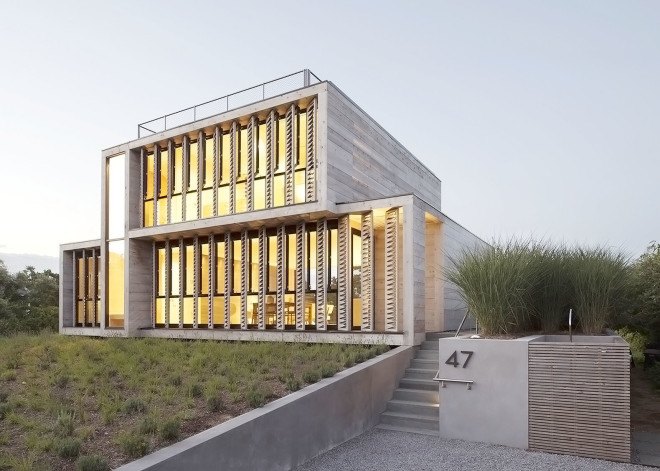 Amagansett Dunes, cottage, Bates Masi Architects, gardening and plants, natural ventilation, passive house, natural cooling, small house, operable windows