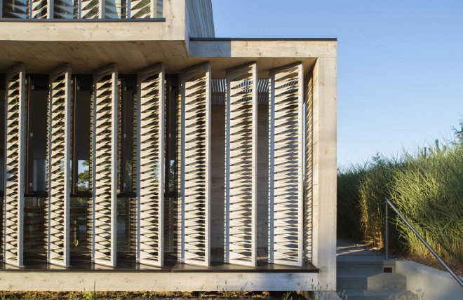 Amagansett Dunes, cottage, Bates Masi Architects, gardening and plants, natural ventilation, passive house, natural cooling, small house, operable windows