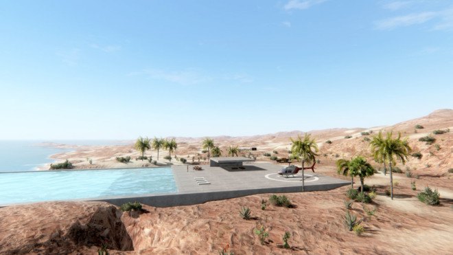 Aqua Casa, Bel kharmoudi Aziz, Aqua Casa by Bel kharmoudi Aziz, cliffside home, cliffside home design, waterfront luxury home, solar-powered luxury home, energy neutral architecture,