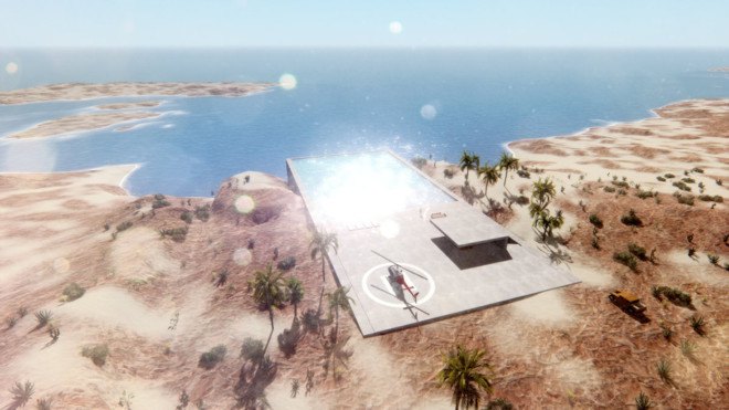 Aqua Casa, Bel kharmoudi Aziz, Aqua Casa by Bel kharmoudi Aziz, cliffside home, cliffside home design, waterfront luxury home, solar-powered luxury home, energy neutral architecture,