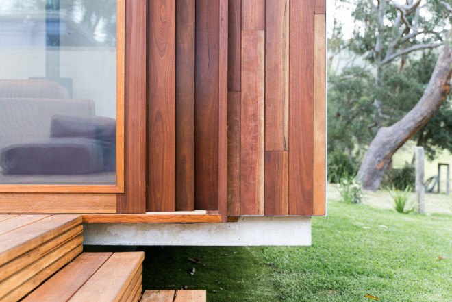 sustainable sourced timber, rainwater harvesting, thermal mass, sustainable timber, high-performance glass, Bourne Blue Architecture, Bluesy Beach, Bluesy Beach architecture, Bluesy Beach House 4 by Bourne Blue Architecture, Bluesy Beach House 4, indoor/outdoor living, eco-friendly bungalow, Australian architecture