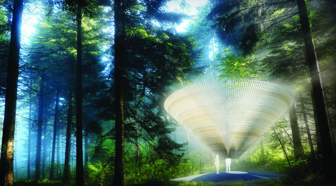 17th International Garden Festival, Canada, green installations, garden design, International Garden Festival, art installations, Canada, natural materials, timber art