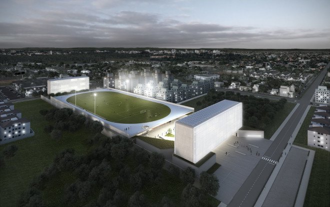 Brazil, green campus, Porto Alegre, sports campus, natural ventilation, low thermal loads, green architecture, OSPA Architects