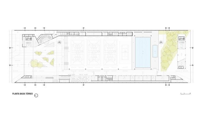 Brazil, green campus, Porto Alegre, sports campus, natural ventilation, low thermal loads, green architecture, OSPA Architects
