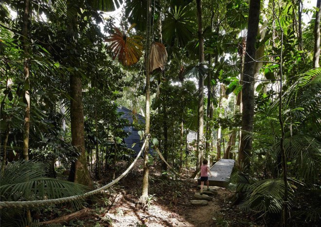 Daintree Rainforest architecture, Cape Tribulation Home by M3 Architecture, off-grid architecture in Australia, rainforest architecture