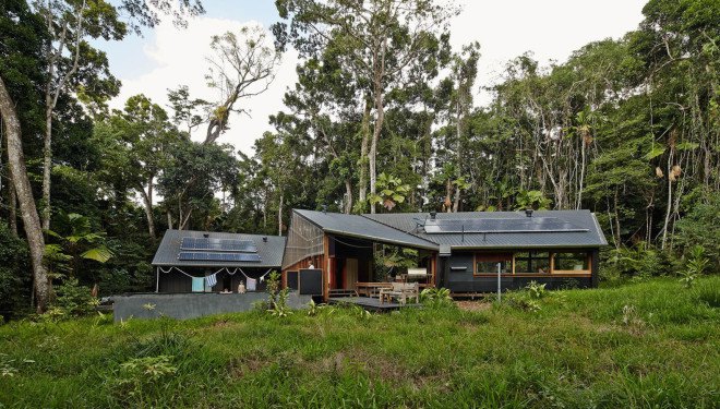 Daintree Rainforest architecture, Cape Tribulation Home by M3 Architecture, off-grid architecture in Australia, rainforest architecture