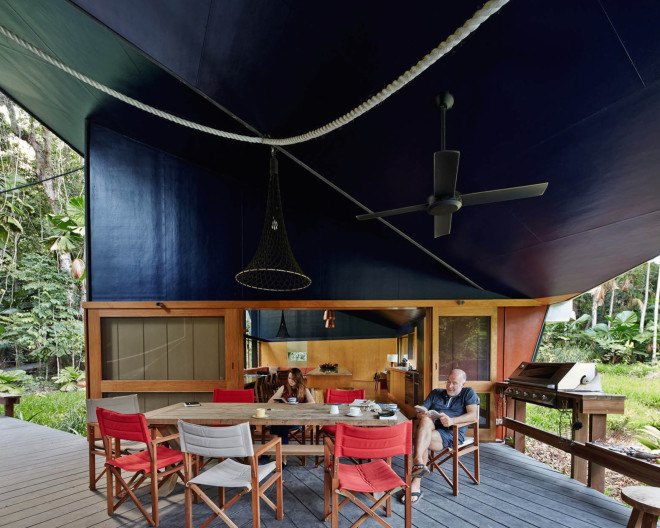 Daintree Rainforest architecture, Cape Tribulation Home by M3 Architecture, off-grid architecture in Australia, rainforest architecture