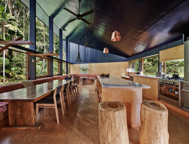Daintree Rainforest architecture, Cape Tribulation Home by M3 Architecture, off-grid architecture in Australia, rainforest architecture
