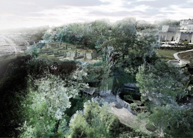 Clifftops Cove Holiday Park, Morrow + Lorraine Architects, UNESCO-protected site, UNESCO, England, green architecture, rustic architecture, Portland stone, open-plan, holiday homes