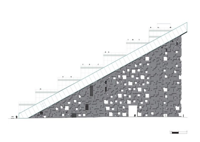 DnB West-Building by Dark, Barcode development, green roofs, roof terrace, Barcode Norway, Norway, mixed use development, Oslo, Oslo architecture, Barcode Architecture, Dark, West-Building, DnB west building, DnB headquarters at Barcode, green roofed architecture, terraced architecture