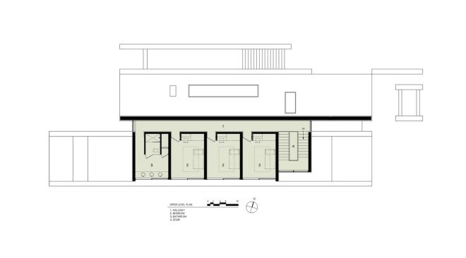 Elisabeth II concrete house, Bates Masi Architects, concrete house in Amagansett, cedar-clad house, acoustic performance, noise reducing house, cedar board cladding, natural building materials, thermal insulation, green architecture in New York, timber cladding, green materials, noise pollution