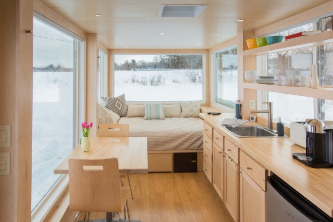 escape homes, vista, vista tiny home, escape vista travel trailer, tiny homes, portable homes, off-grid homes, rooftop solar power, home battery system, rainwater collection, gray water recycling