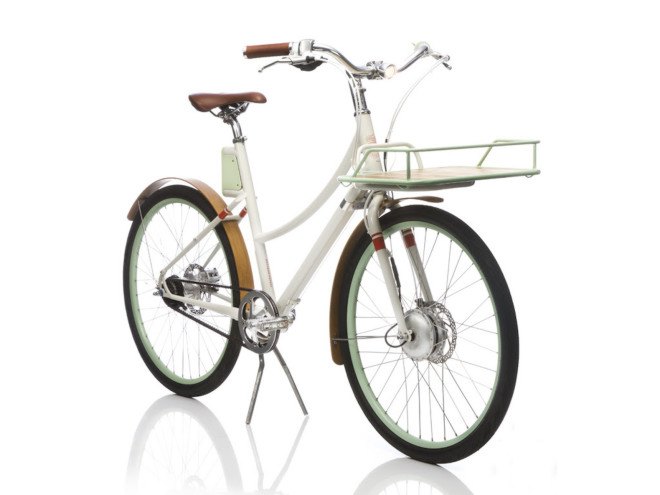 Faraday, Faraday bicycles, Faraday Cortland, Faraday Porteur, electric bicycle, electric bike, e bike, stylish electric bicycle, LED headlight, Faraday Cortland S, hydraulic disc brake, step-through frame, green transportation, Shimano Alfine hub, Faraday Cortland electric bicycle
