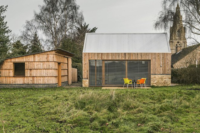 Garden Buildings Warmington, Ashworth Parkes Architects, agriculture, agricultural buildings, UK, Dorset, greenhouse, timber cladding, timber, corten steel, green architecture