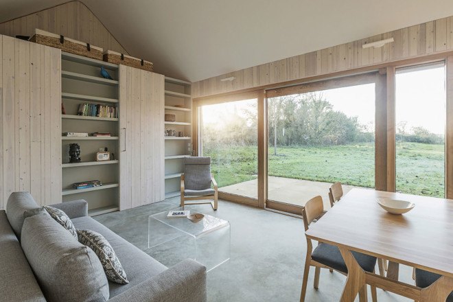 Garden Buildings Warmington, Ashworth Parkes Architects, agriculture, agricultural buildings, UK, Dorset, greenhouse, timber cladding, timber, corten steel, green architecture