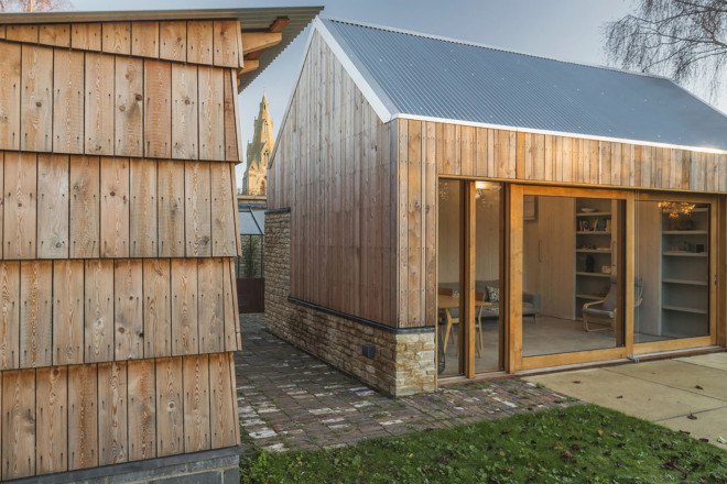 Garden Buildings Warmington, Ashworth Parkes Architects, agriculture, agricultural buildings, UK, Dorset, greenhouse, timber cladding, timber, corten steel, green architecture