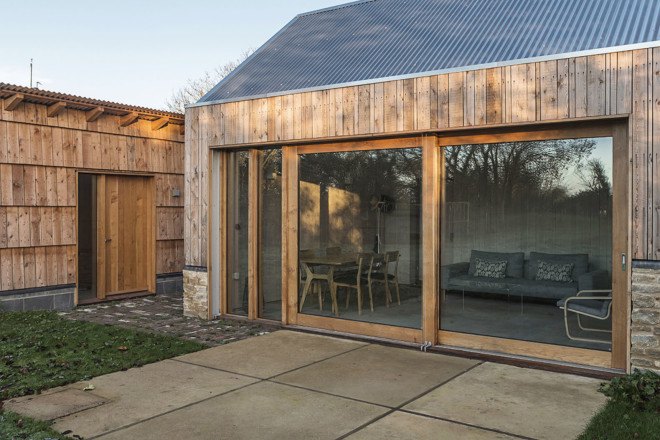 Garden Buildings Warmington, Ashworth Parkes Architects, agriculture, agricultural buildings, UK, Dorset, greenhouse, timber cladding, timber, corten steel, green architecture
