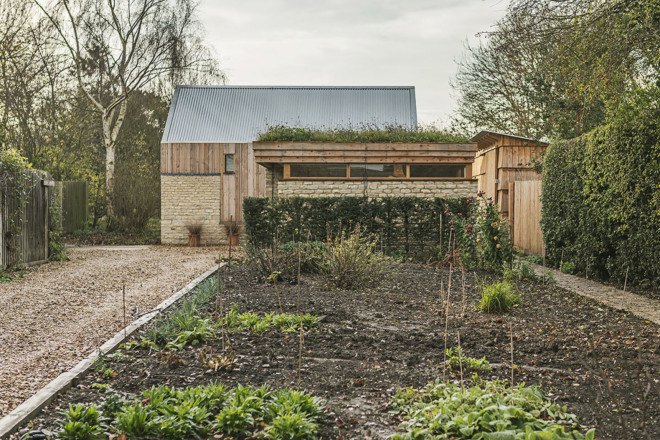 Garden Buildings Warmington, Ashworth Parkes Architects, agriculture, agricultural buildings, UK, Dorset, greenhouse, timber cladding, timber, corten steel, green architecture