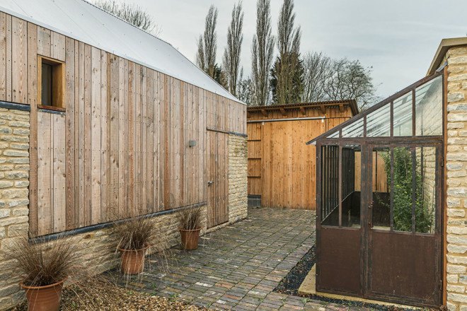 Garden Buildings Warmington, Ashworth Parkes Architects, agriculture, agricultural buildings, UK, Dorset, greenhouse, timber cladding, timber, corten steel, green architecture