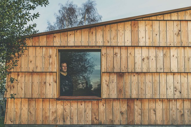 Garden Buildings Warmington, Ashworth Parkes Architects, agriculture, agricultural buildings, UK, Dorset, greenhouse, timber cladding, timber, corten steel, green architecture