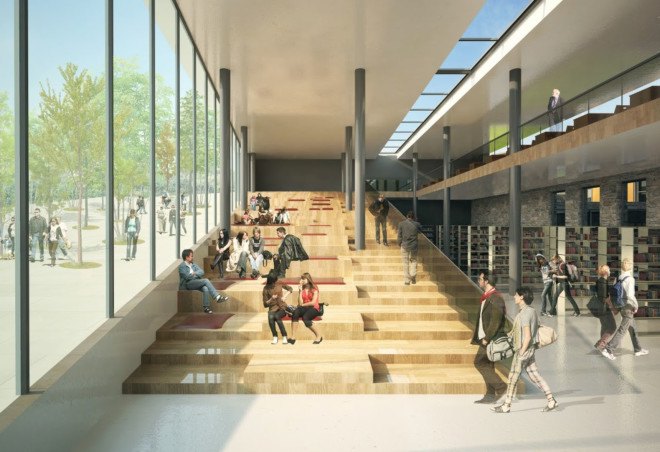 PAB Architects, green campus, Turkey, pedestrian-friendly design, Gokceada High School Campus, green campus, landscape architecture, interactive school, green architecture, inclusive spaces