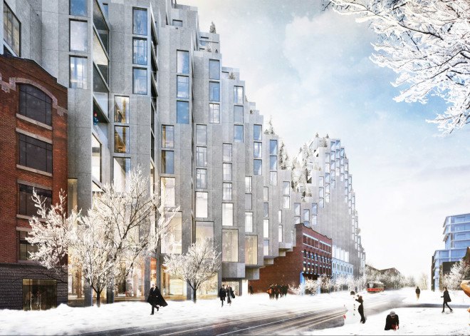 Habitat 2.0, BIG, Bjark Ingels, Bjark Ingels Group, Westbank, Moshe Sadie, Habitat 67, Toronto, mountain-like architecture, ziggurat architecture, mountain-like building, mixed use development,