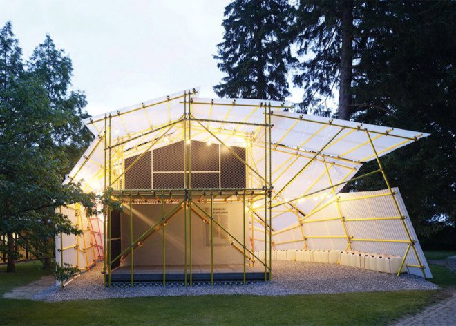 SelgasCano, Jose Selgas, Kibera, polycarbonate plastic, low-cost materials, low-cost school, Kibera Hamlets School, temporary pavilion, Iwan Baan, Helloeverything, Louisiana Museum of Modern Art, Second Home,