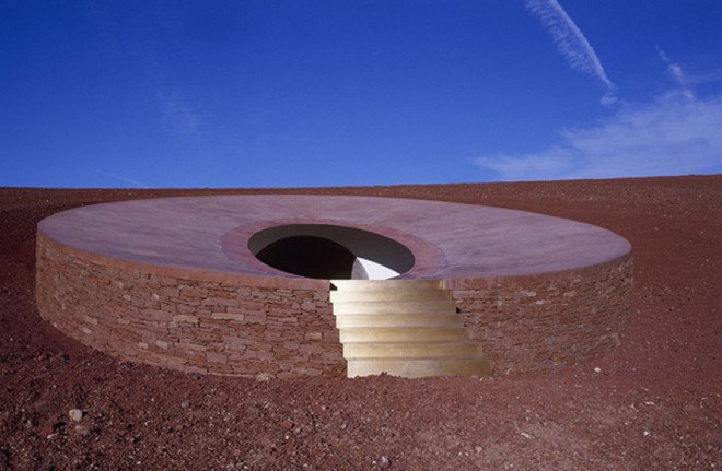 james turrell, roden crater, observatory, art installation, painted desert, volcano, skystone foundation