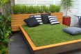 Jason Hodges, Grass Daybed, diy yard tips, how to make a grass bed, how to make a grass daybed, grass daybed from Australia, australian landscape gardener, Better Homes & Gardens, diy grass bed, diy garden furniture, make your own bed, landscape art, yard art, grass daybed made with wood pallets