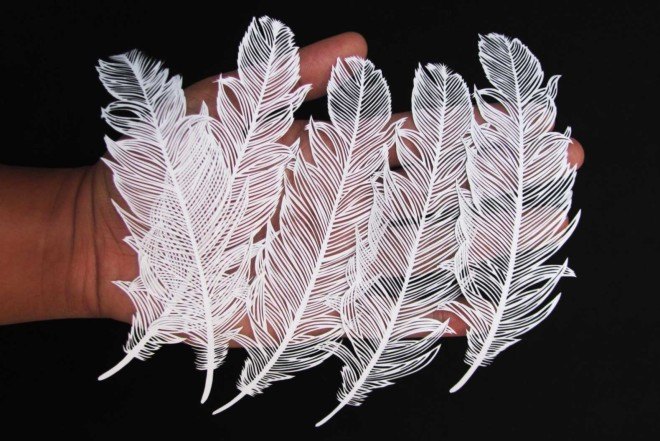 Parth Kothekar, intricate art, papercut art, India, paper butterfly, paper animals, papercut knife, Ahmedabad