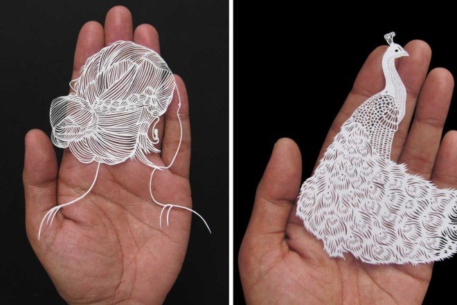 Parth Kothekar, intricate art, papercut art, India, paper butterfly, paper animals, papercut knife, Ahmedabad