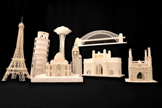 Sreenivas M.R., recycled materials, re-use, recycling pen refills, recycled art, art, repurposed materials, Sreenivas M.R. art, Sreenivas M.R. miniatures, reader submission