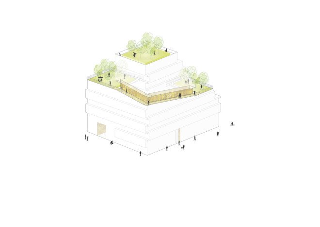 mixed-use development, LA Architectures, Atelier Philéas, SeARCH, T10 ZAC Rive Gauche, T10 ZAC Rive Gauche by SeARCH, Paris, redevelopment, CF HABITAT NOVEDIS, tree-covered architecture,