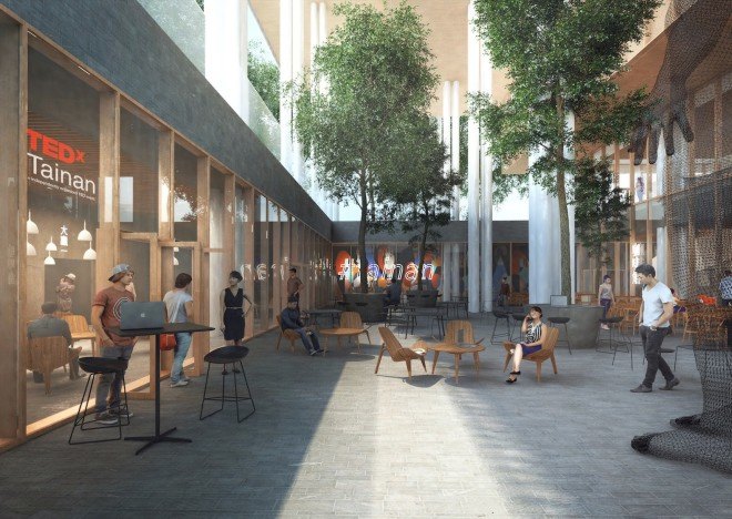 Mecanoo, Mecanoo architecten, Taiwan, Tainan, Tainan public library, MAYU architects+, library design, library architecture, natural lighting, solar heat gain,