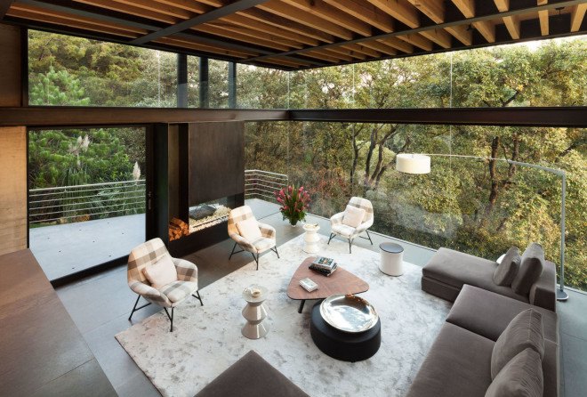 Tepozcuautla House, grupoarquitectura, exoskeleton, automated home, water purification, wastewater recycling, green architecture, Mexico City