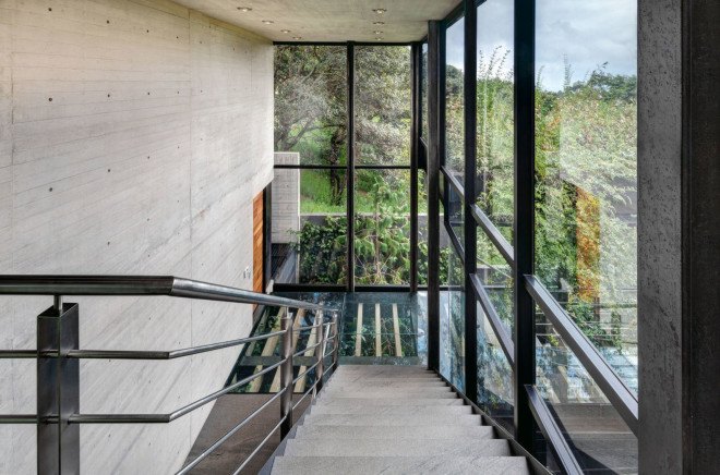 Tepozcuautla House, grupoarquitectura, exoskeleton, automated home, water purification, wastewater recycling, green architecture, Mexico City