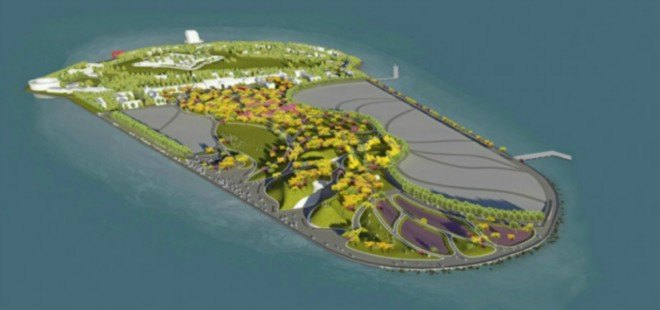 The Hills on Governors Island, Governors island park, Innovation Cluster, nyc parks, nyc green space, new parks nyc, Slide Hill, discovery hill, Governors Island Park and Public Space Master Plan, nyc green area, urban design, West 8 Architects, green space, Governors Island, Governors Island Park, Slide Hill, 48 foot slide, resilient design